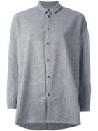 Toogood Hook Detail Shirt, Women's, Size: 1, Grey, Cashmere