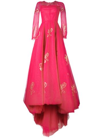 Navro Unicorn Sheer Dress - Pink & Purple