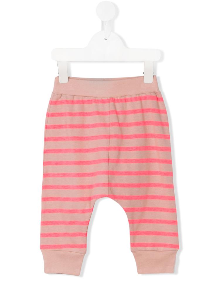 Stella Mccartney Kids - Striped Trousers - Kids - Cotton/polyester - 18 Mth, Pink/purple
