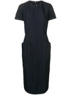 Comme Des Garçons Comme Des Garçons Navy Fitted Dress - Blue