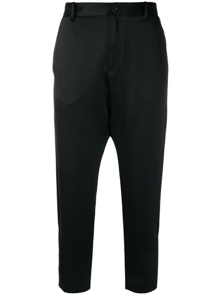 Nili Lotan Drop Crotch Paris Trousers - Black