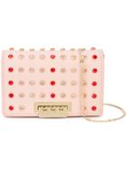 Zac Zac Posen Earthette Swavorski Embellished Crossbody Bag - Pink &
