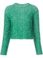 Protagonist Knitted Glitter Jumper - Green