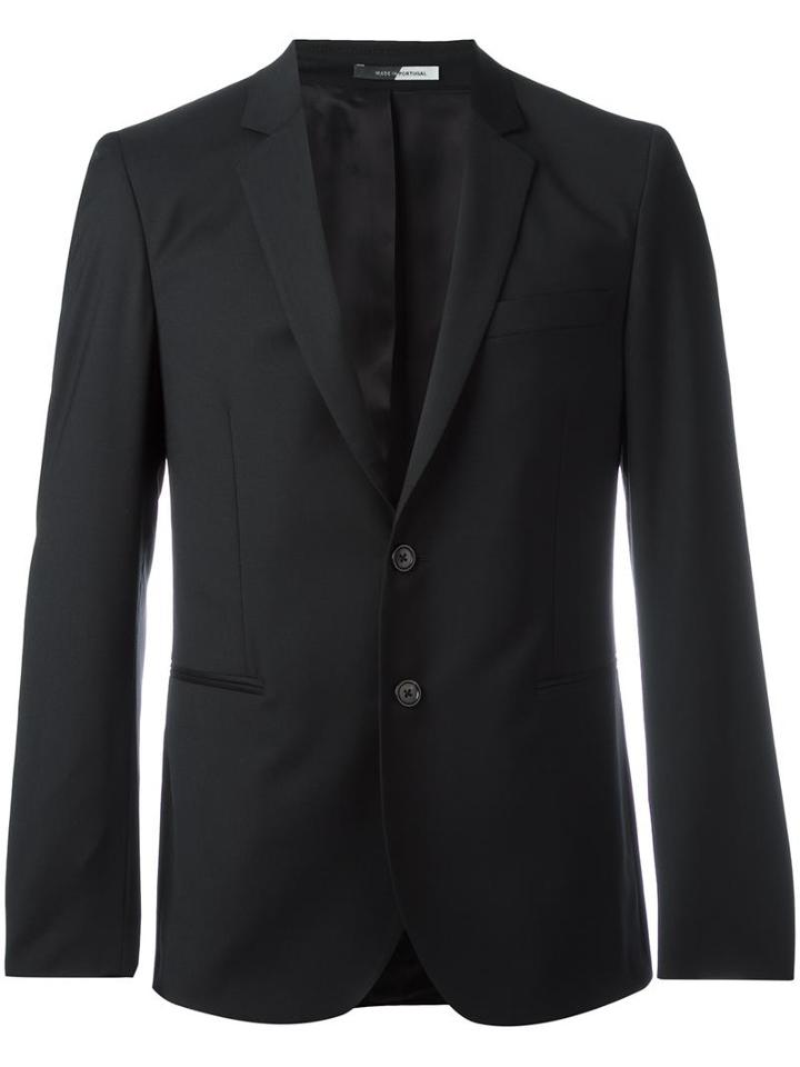 Ps By Paul Smith Button Up Classic Blazer, Men's, Size: 48, Black, Wool/viscose