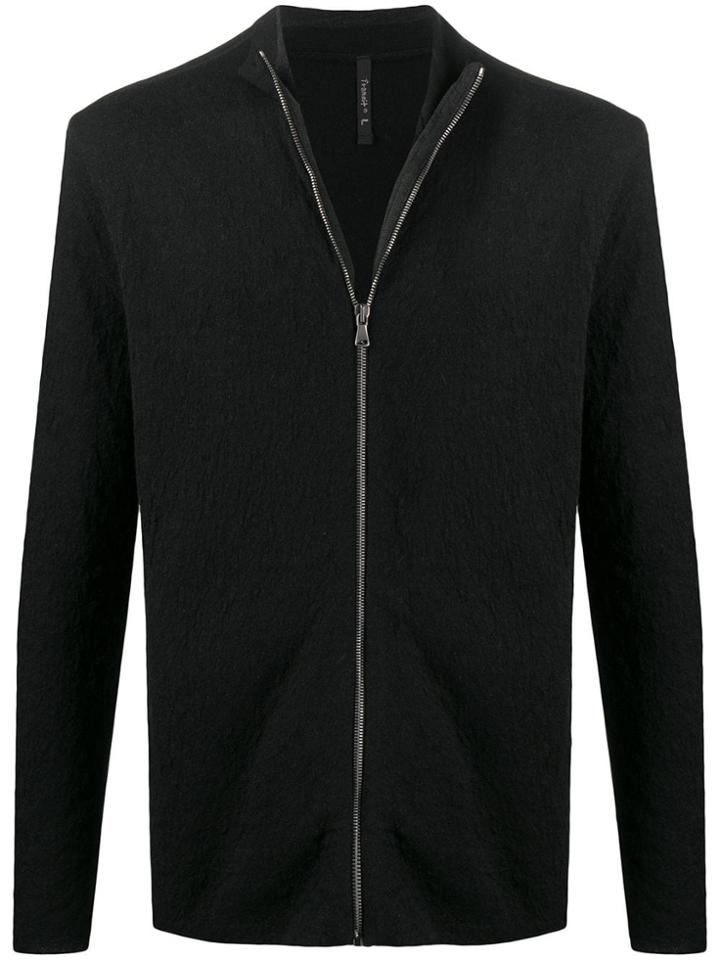 Transit Zipped-up Cardigan - Black