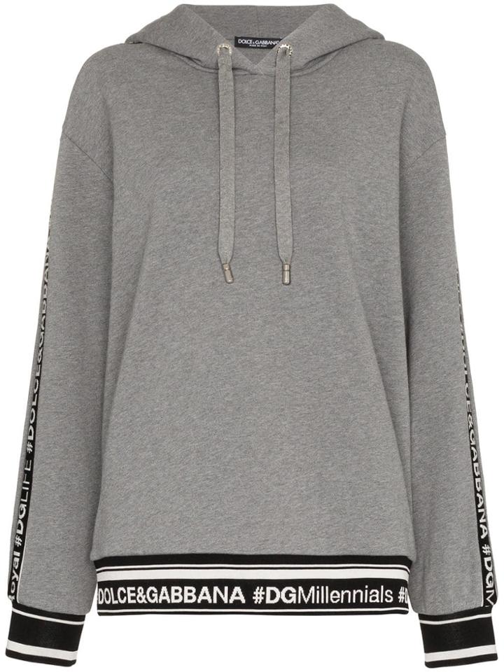 Dolce & Gabbana Dolce Trck Top Hoody - Grey