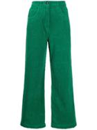 Cotélac Corduroy Flared Trousers - Green