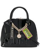 Versace Jeans Couture Embossed Logo Tote Bag - Black