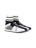 Dolce & Gabbana Kids Teen Sock Trainers - Black