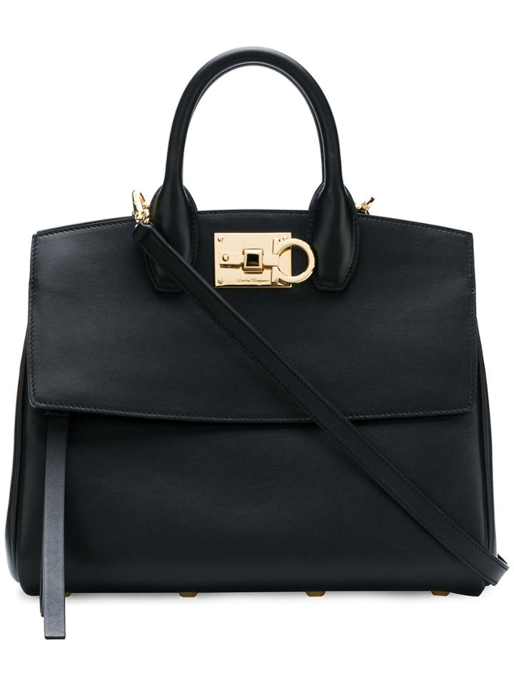 Salvatore Ferragamo Studio Handbag - Black