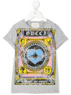 Gucci Kids Printed T-shirt - Grey