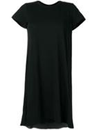 Sacai Round Neck T-shirt Dress - Black