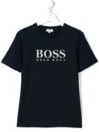 Boss Kids - Logo Print T-shirt - Kids - Cotton - 14 Yrs, Boy's, Blue