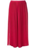 Krizia Flared Cropped Trousers - Pink