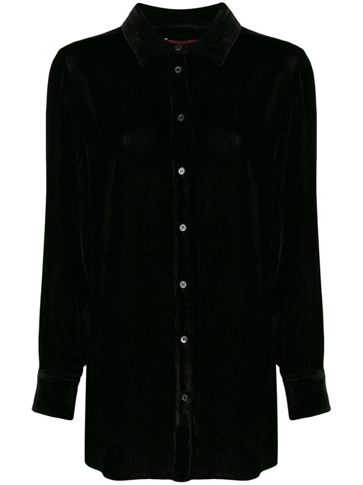 Sies Marjan Sander Fluid Corduroy Shirt - Black