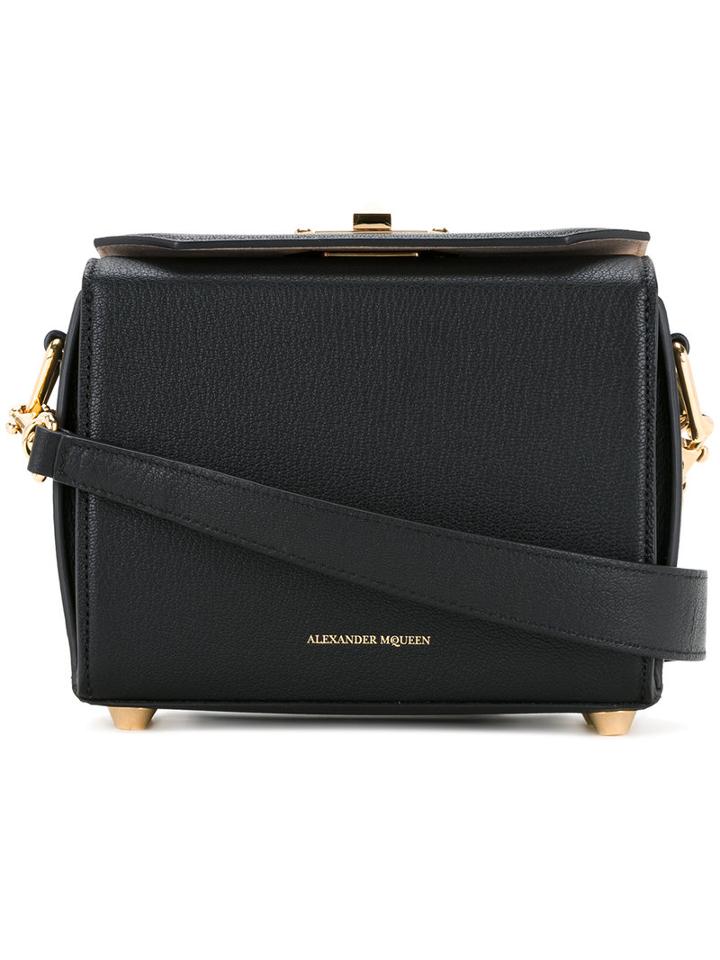 Alexander Mcqueen - Small Chain Box Crossbody Bag - Women - Goat Skin - One Size, Black, Goat Skin