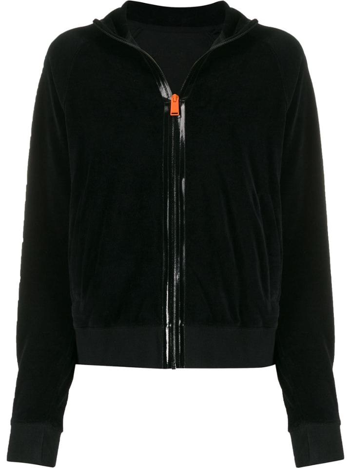 Heron Preston Zip Front Sweatshirt - Black
