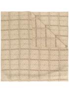 L'autre Chose Logo Embroidered Scarf - Neutrals