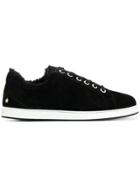 Jimmy Choo Jimmy Choo Cashfvsg Black Leather/fur/exotic Skins->leather