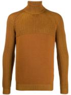 Roberto Collina Roll-neck Fitted Sweater - Brown