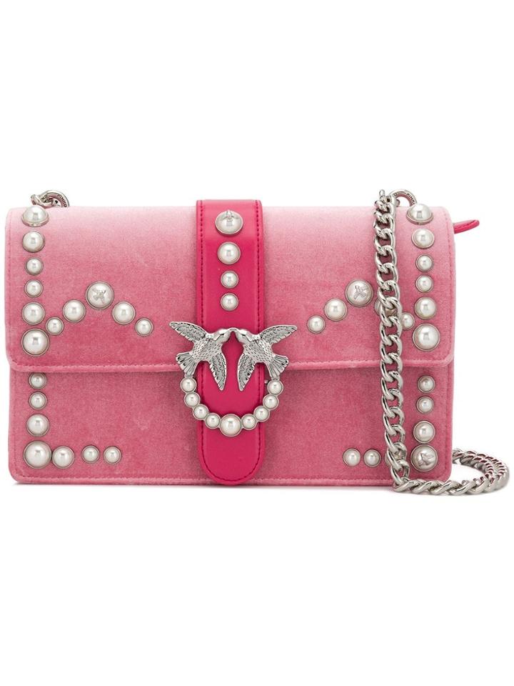 Pinko Pinko 1p216ky4ycp02 P02 Leather - Pink & Purple
