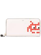 Anya Hindmarch 'space Invaders' Wallet - Nude & Neutrals