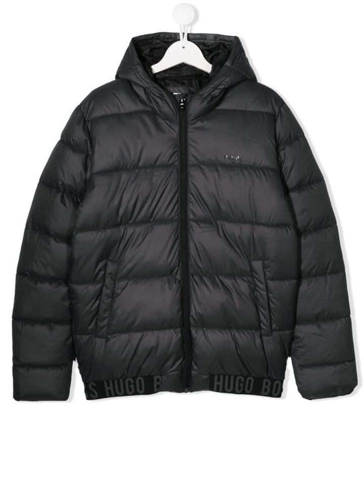 Boss Hugo Boss Teen Padded Shell Jacket - Grey