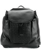 Bottega Veneta Woven Backpack - Black