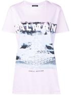 Balmain Pyramid Print T-shirt - Purple