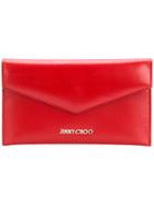 Jimmy Choo Cadie Travel Wallet - Red