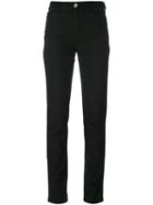 Armani Jeans - Cropped Skinny Jeans - Women - Cotton/polyester/spandex/elastane - 35, Women's, Black, Cotton/polyester/spandex/elastane