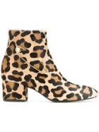 Coliac Animal Print Boots - Nude & Neutrals