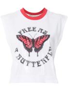 Off-white Butterfly Gym Tank Top