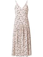 Prada Printed Midi Slip Dress - Nude & Neutrals