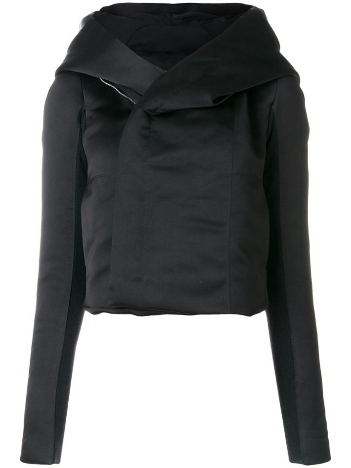 Rick Owens Padded Hooded Jacket - Black