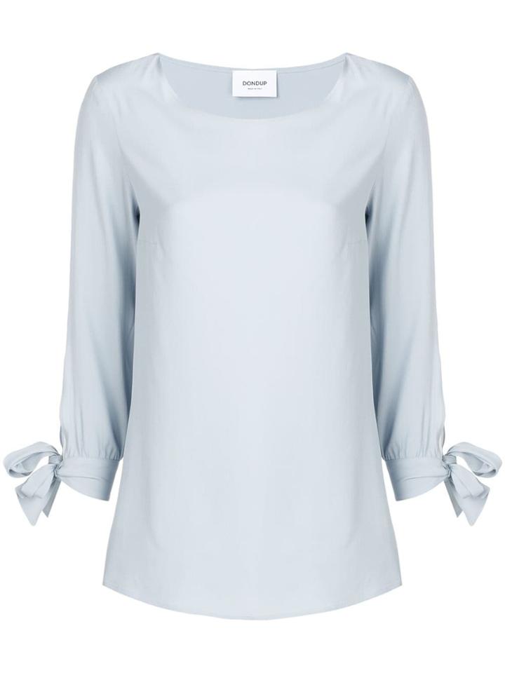 Dondup Bow-tie Sleeve Blouse - Blue