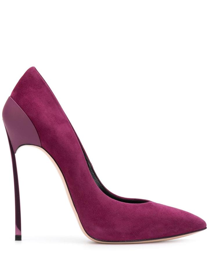 Casadei Pointed Stiletto Pumps - Purple