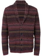 Lardini Patterned Cardigan - Multicolour