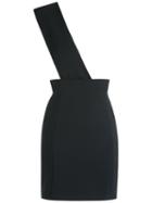 Giuliana Romanno - Suspender Skirt - Women - Polyester - 40, Black, Polyester