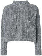 Philosophy Di Lorenzo Serafini Loose Knit Jumper - Grey