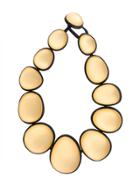 Monies Two-tone Oversized Bead Necklace - Gold