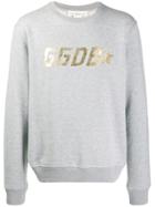 Golden Goose Foil Logo Print Sweatshirt - Grey