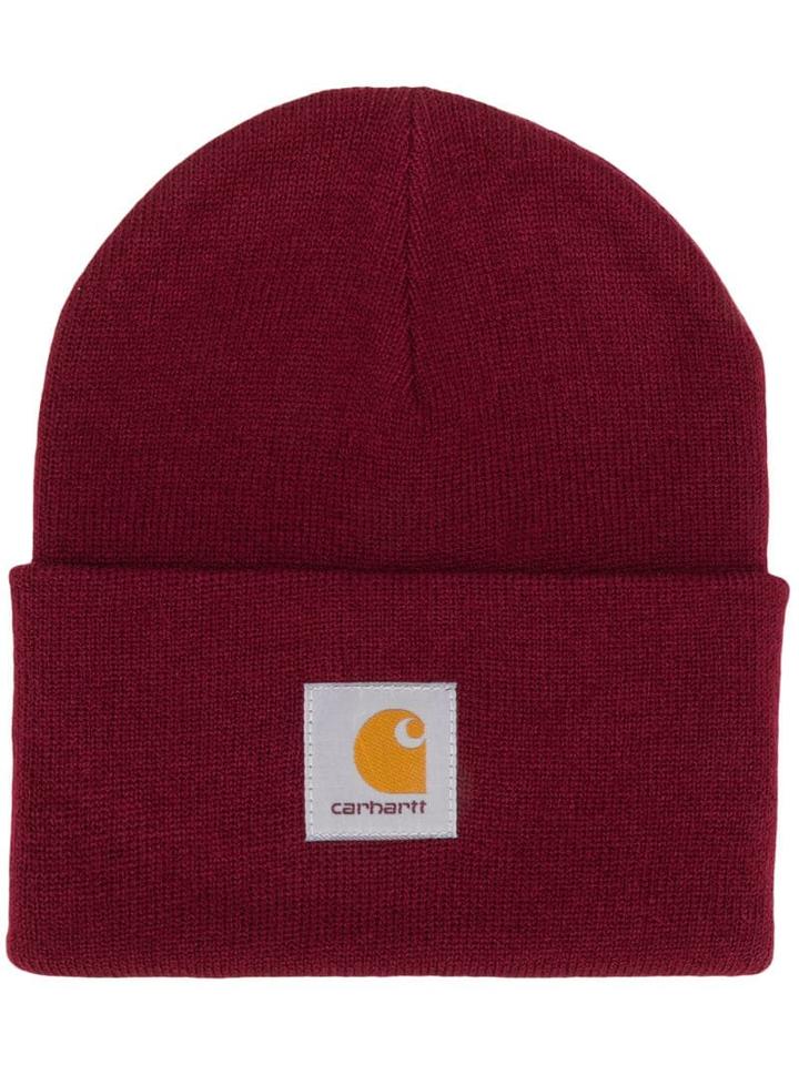 Carhartt Wip Rolled Beanie - Red