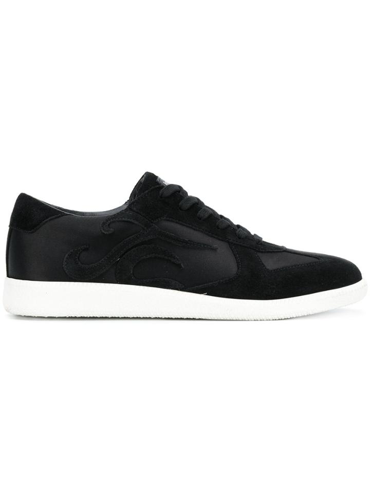 Just Cavalli Logo Low Top Sneakers - Black