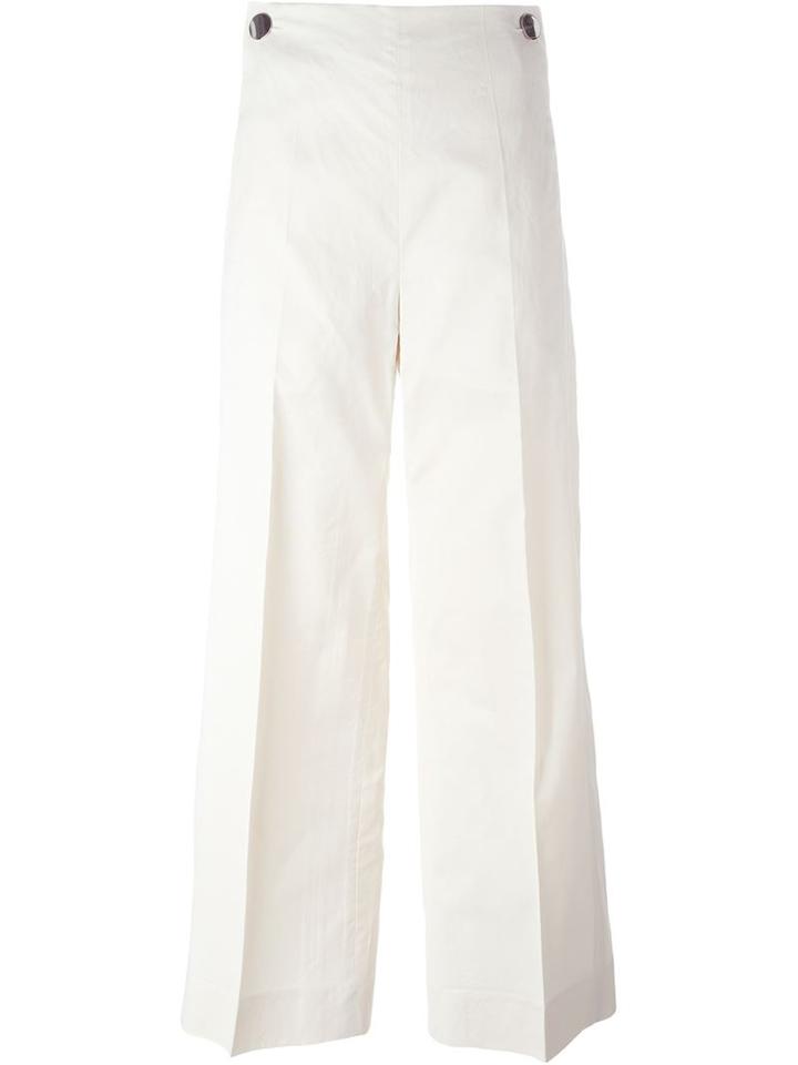 Sofie D'hoore Wide Leg Trousers, Women's, Size: 34, Nude/neutrals, Cotton