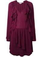 Iro 'salene' Dress, Women's, Size: 38, Red, Polyester/rayon