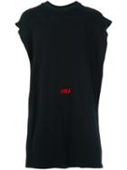 Hood By Air Oversized Tank Top, Men's, Size: Small, Black, Cotton/spandex/elastane