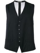 Di Liborio - V-neck Gilet - Men - Cotton - 48, Black, Cotton