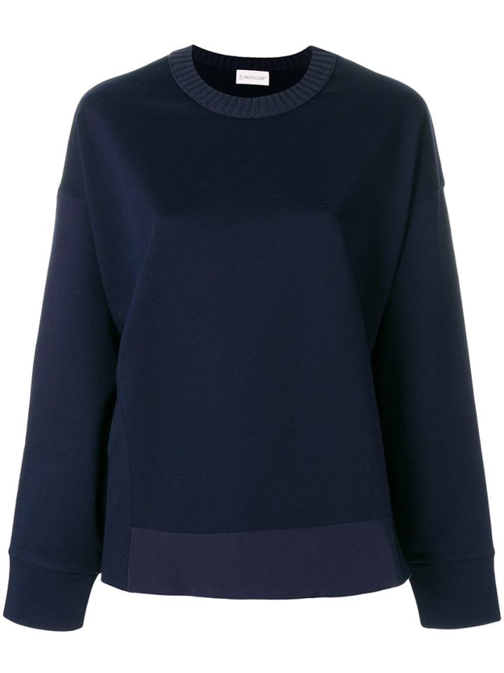 Moncler Loose Fit Sweatshirt - Blue