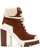 Dolce & Gabbana High-heeled Trekking Boots - Brown